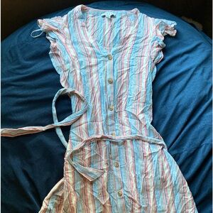 Elle Striped flowy dress